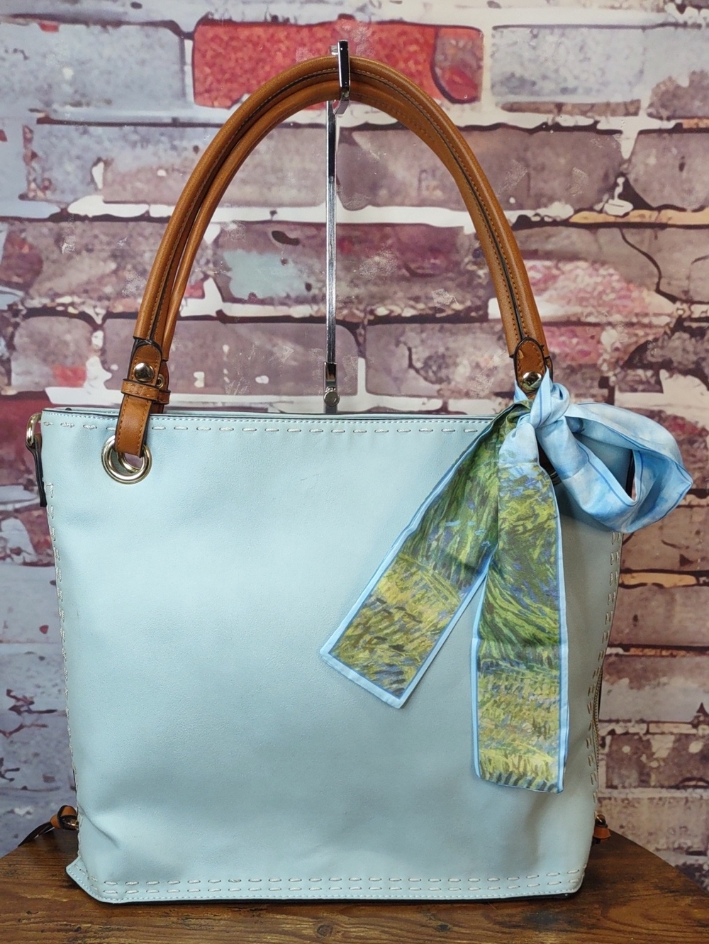Simply Noelle Faux Leather Tote Convertible Bag